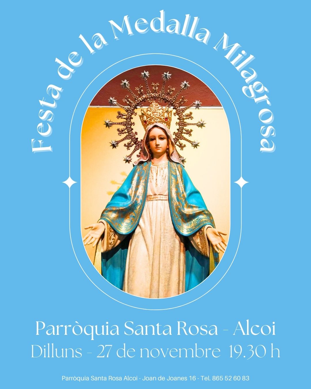 «Oh María sin pecado concebida, rogad por nosotros que recurrimos a ti».