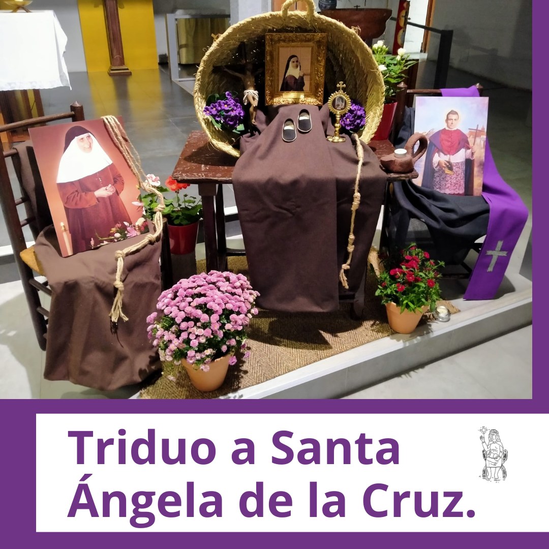 Concluido el Triduo a Santa Ángela de la Cruz.