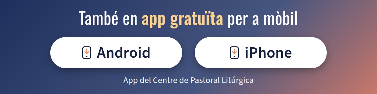 Litúrgia de les Hores també en app gratuïta per a mòbil: Android i iPhone